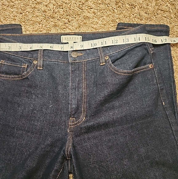 Harper Heritage Womens Jeans Size 28 High Rise Skinny Dark Blue Straight - Picture 7 of 11